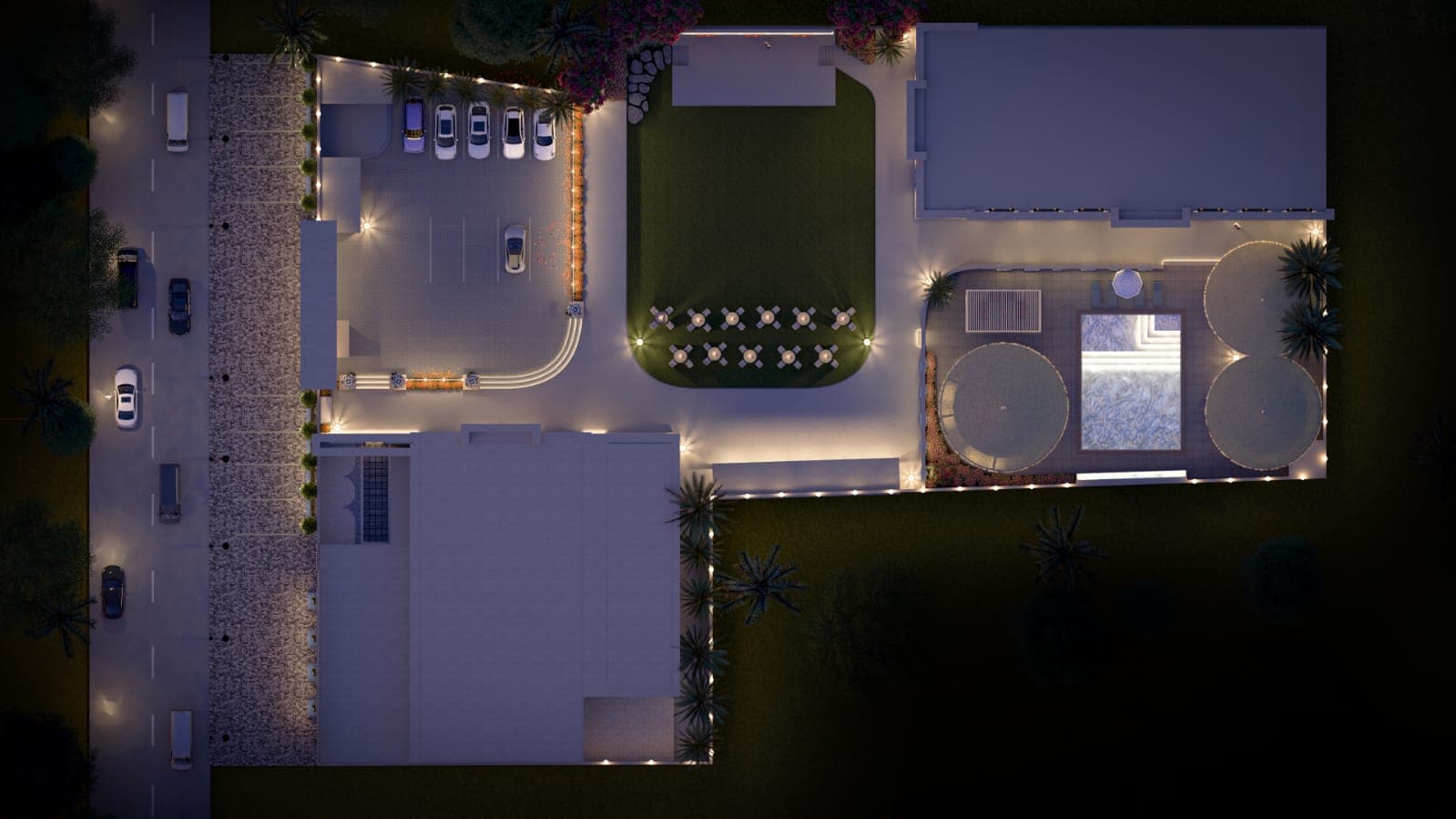 Master Architectural Site Layout Blueprint — Platinum Resort Patna